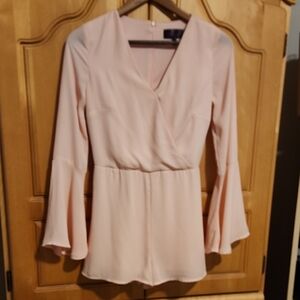 Elegant Pink Women's Romper